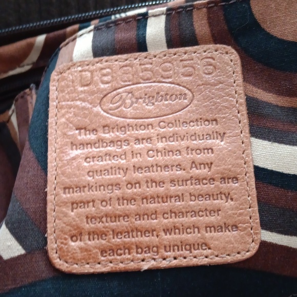 Brighton Dark Brown Leather Hobo Bag - Picture 12 of 12